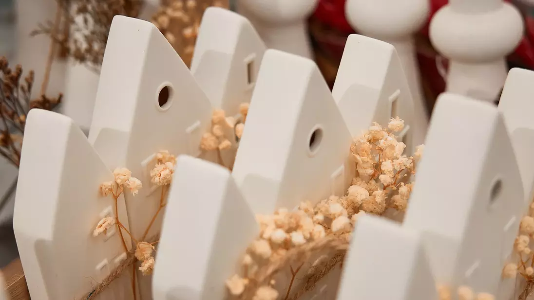 Case decorative bianche della collezione Non Food